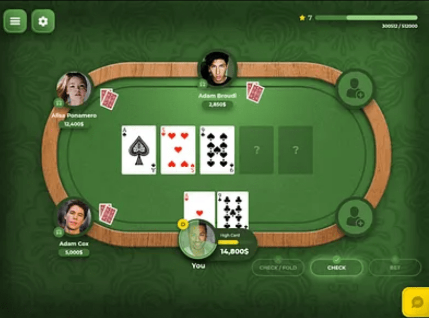 Interface de poker en ligne, application de paris sportifs sur match de football et écran de pari hippique autorisés en France
